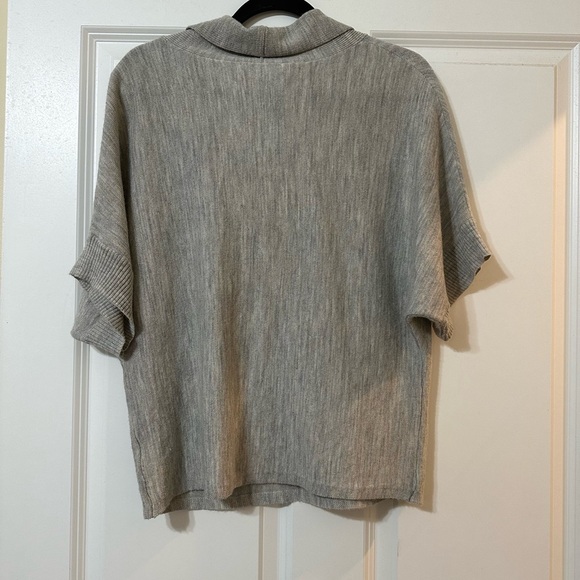 EUC Coldwater Creek Merino Wool‎ Blend Gray Sweater, Size Small, US 8 - Picture 2 of 8